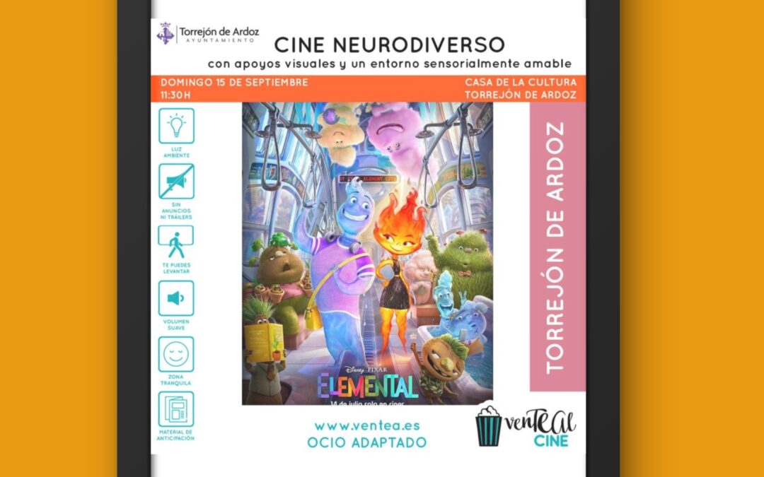 Cine con apoyos visuales y un entorno sensorialmente amable – 15 de septiembre