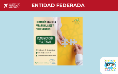 La Asociación Conciencia TEA y el Ayuntamiento de Galapagar organizan una formación gratuita para profesionales y familiares de personas autistas