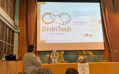 Presentación de DivInTech: el uso de la robótica para mejorar las habilidades del alumnado con autismo