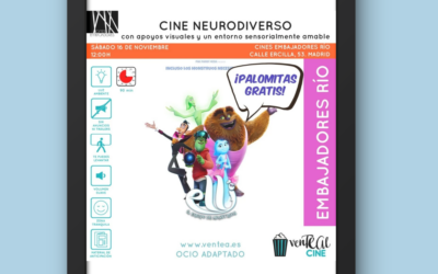 Cine con apoyos visuales y un entorno sensorialmente amable – 16 de noviembre