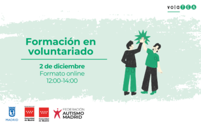 Próxima formación básica en voluntariado en TEA el lunes 2 de diciembre