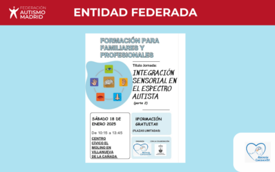 La Asociación ConcienciaTEA organiza una formación gratuita sobre «Integración Sensorial y Autismo»