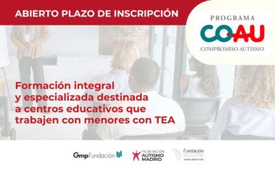 Abierta la convocatoria del programa formativo para centros educativos «Compromiso Autismo» 2025-2026