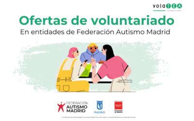 Nuevas ofertas de voluntariado en entidades de Federación Autismo Madrid