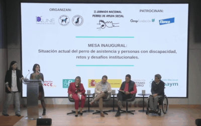 Autismo Madrid participa en la inauguración de la II Jornada Nacional Perros de Ayuda Social