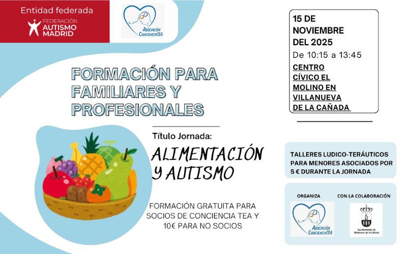 Formación alimentación y autismo ConcienciaTEA