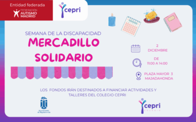 El Colegio CEPRI organiza un mercadillo solidario con motivo de la Semana de la Discapacidad