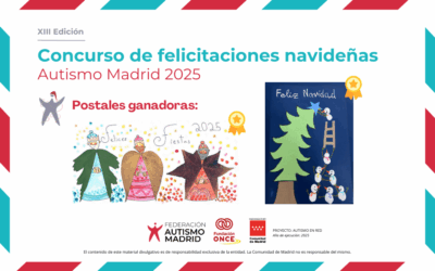 Estas son las felicitaciones ganadoras del XIII Concurso de felicitaciones navideñas Autismo Madrid 2025