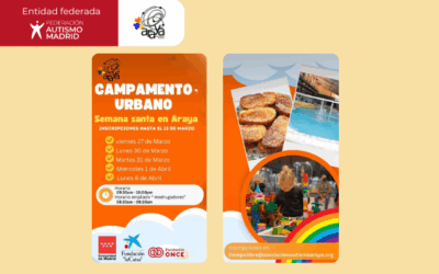 Campamento urbano de Semana Santa con la Asociación Autismo Araya