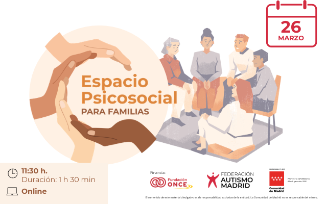 Espacio Psicosocial para familias. 26 de marzo de 2026
