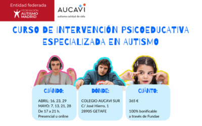 AUCAVI organiza un curso de Intervención Psicoeducativa especializada en TEA