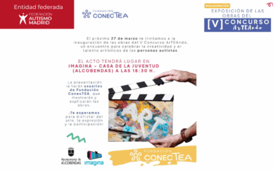 La Fundación ConecTEA inaugura una exposición del V Concurso ArTEAndo en Imagina Alcobendas