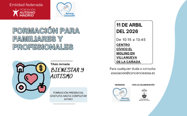 Bienestar y Autismo. Formación ConcienciaTEA