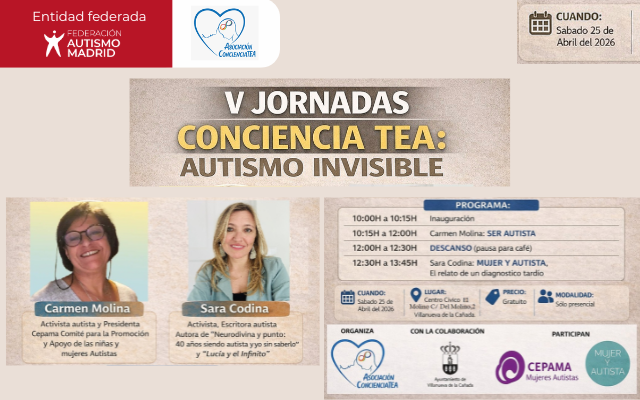 La Asociación ConcienciaTEA anuncia las V Jornadas de Concienciación de Autismo