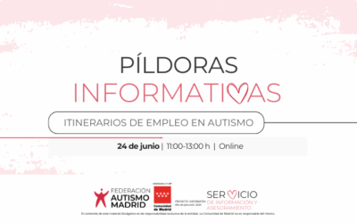 Próxima sesión de las píldoras informativas: «Itinerarios de empleo en Autismo» – 24 de junio